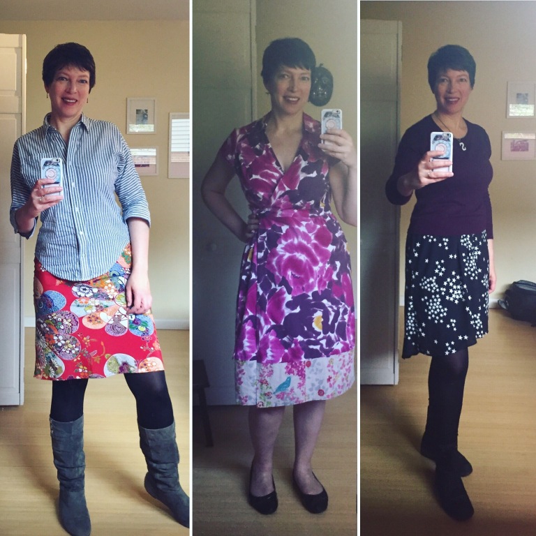 three outfits I wore in me-modified May